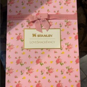Stanley Pink Floral LoveShackFancy Rumbler in Gift Box 30oz